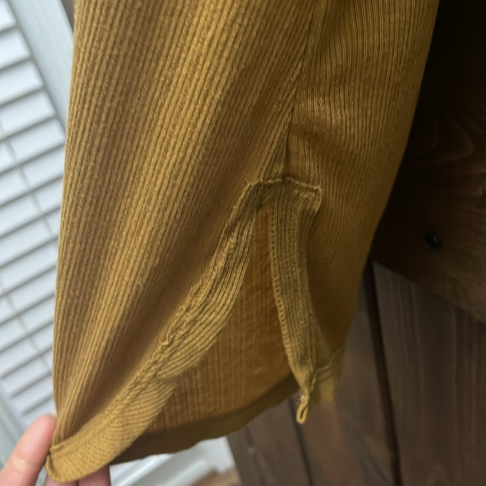 NWOT - Free People Lola Long Sleeve Mustard Colored Top Size XS P2P: 28 - Picture 13 of 15